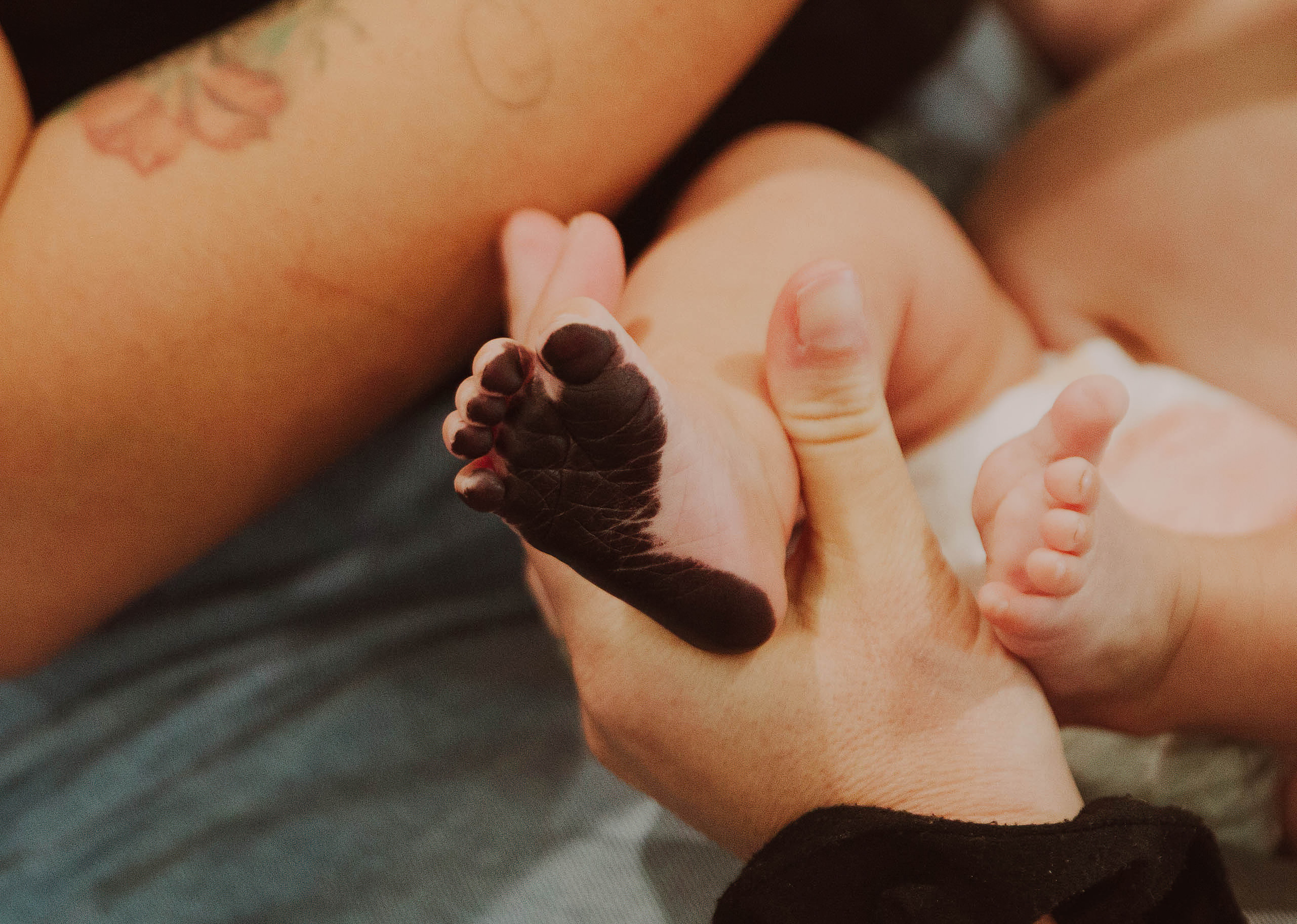 A serene moment of midwifery care